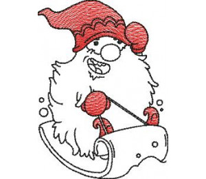 Stickdatei - Winter Gnom 10